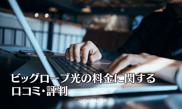 ビッグローブ光の料金に関する口コミ・評判