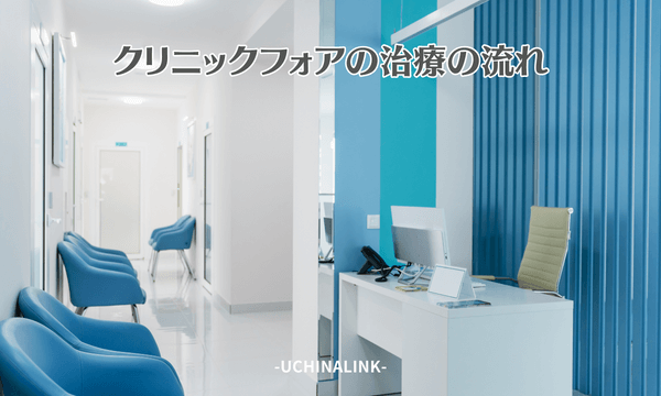 クリニックフォアの治療の流れ