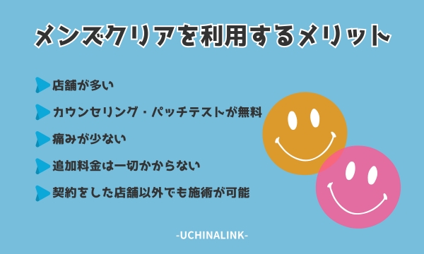 メンズクリアを利用するメリット