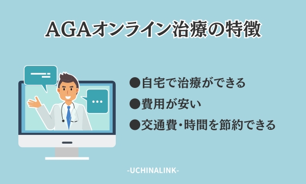 AGAオンライン治療の特徴
