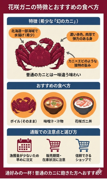 花咲ガニの特徴とおすすめの食べ方