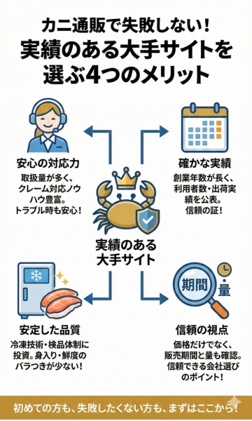 実績のある大手サイトを選ぶメリット