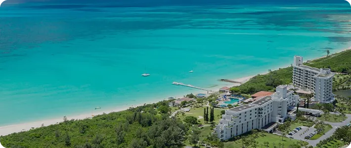 ビーチ近くのホテル