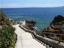 エントリーポイントへの階段