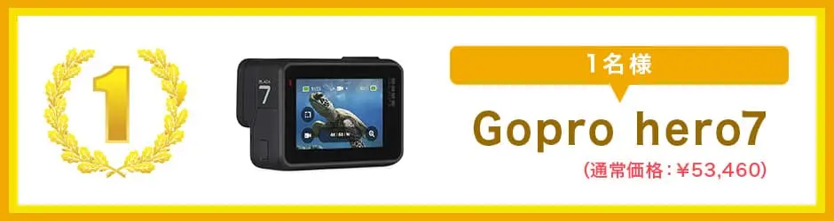 1等賞 Gopro hero7