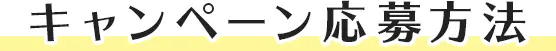 キャンペーン応募方法