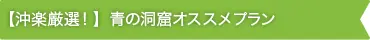 【沖楽厳選!】青の洞窟オススメプラン