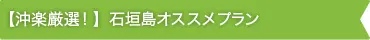 【沖楽厳選!】石垣島オススメプラン