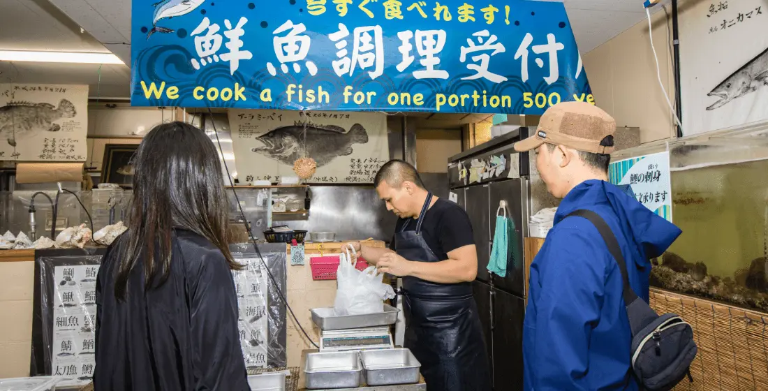 釣った魚を食べることも出来ます！
