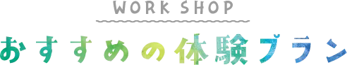 おすすめの体験プラン