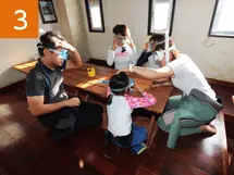 お着替え&レクチャー