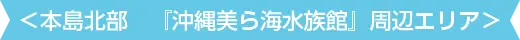 本島北部「沖縄美ら海水族館」周辺エリア