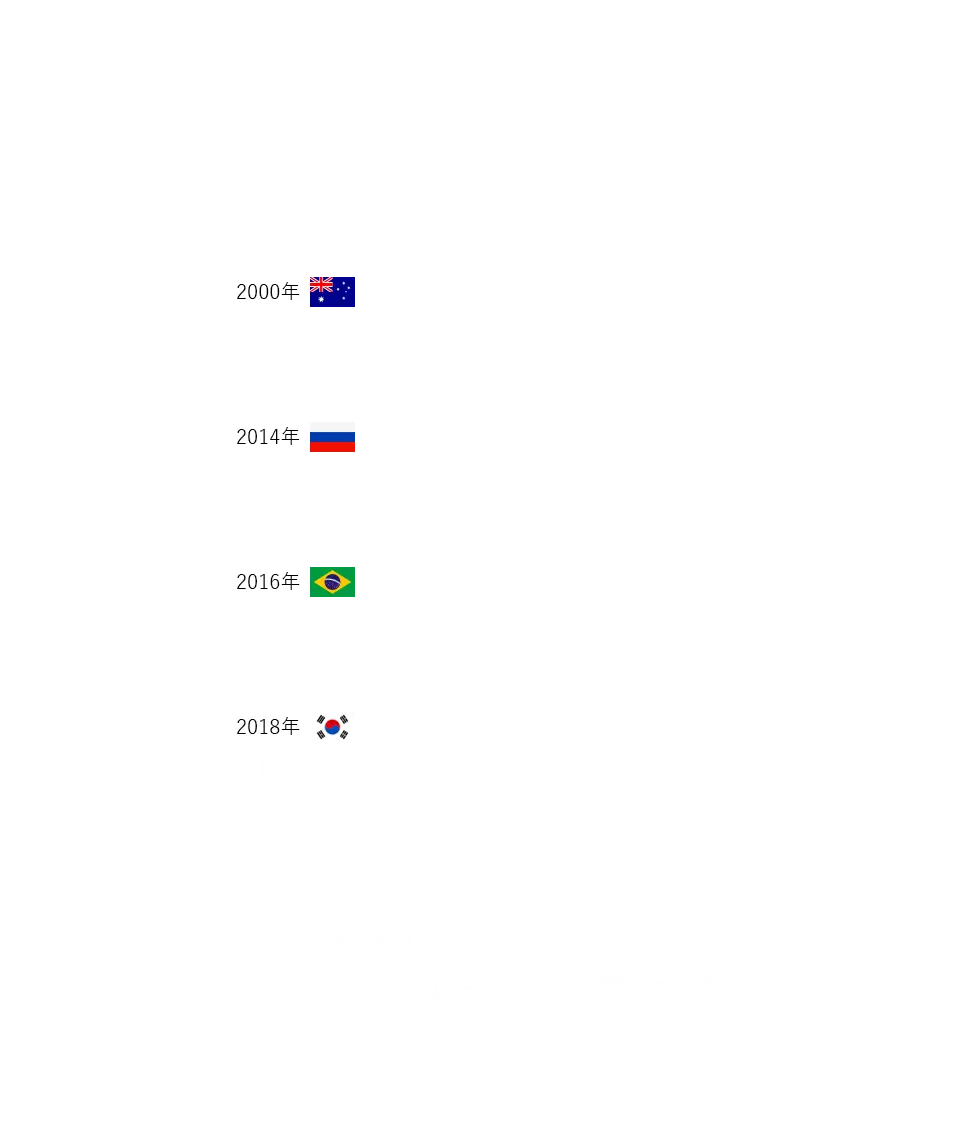 過去大会での海上・海中聖火リレーの実例