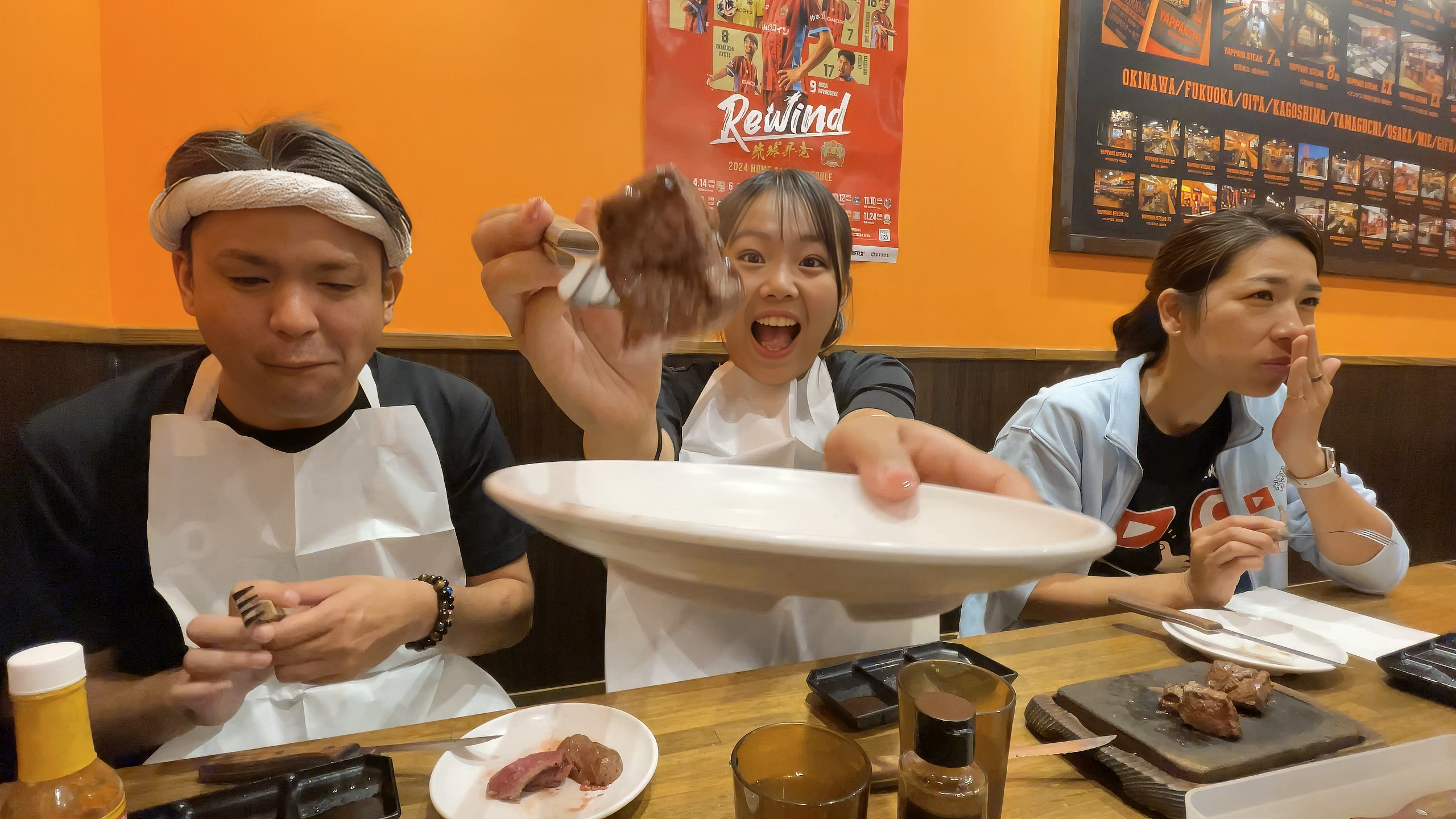 圧倒的ボリュームのジャンボステーキ700g その2