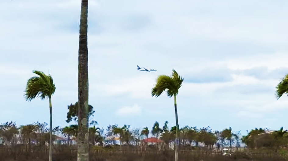 大迫力の飛行機