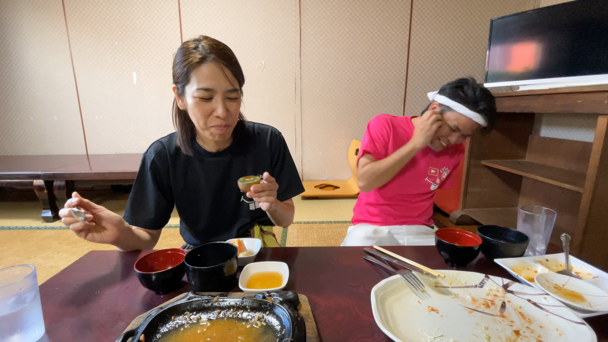 食後のデザートとして用意されているフルーツ