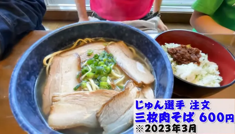 あじゃず_三枚肉そば