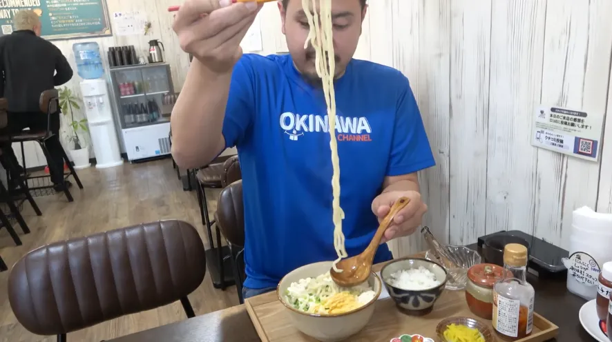 玉城豆腐のみそ汁屋_Aランチゆし豆腐そば