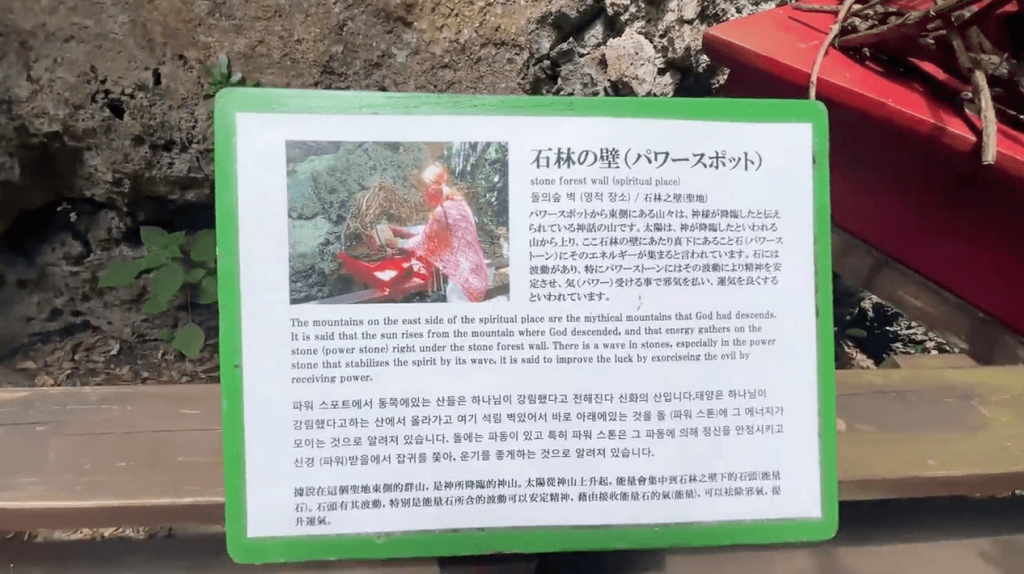 石林の壁