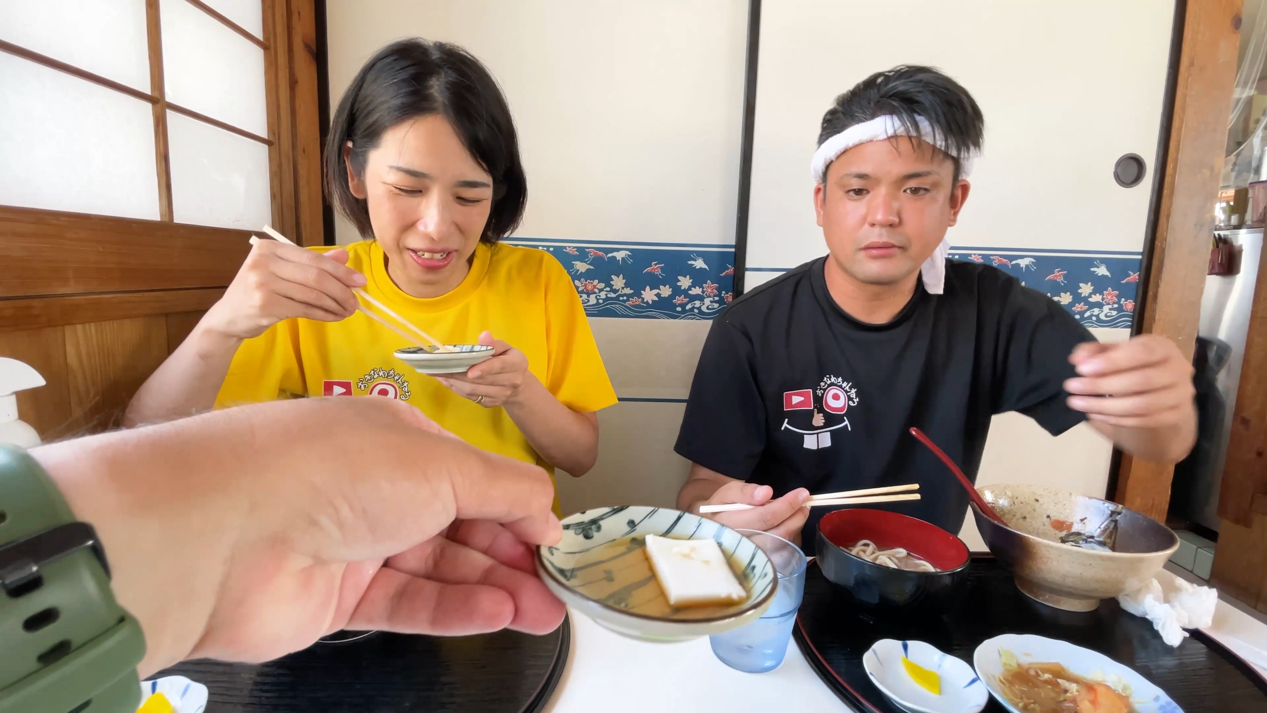 甘さ控えめでお酢の効いたタレがかかったおかず系ジーマーミ豆腐