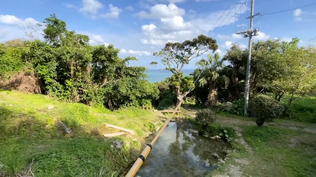 用途によって使い分けられていた歴史を感じる湧き水の水場