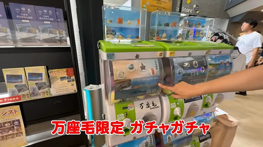 万座毛限定ガチャガチャ