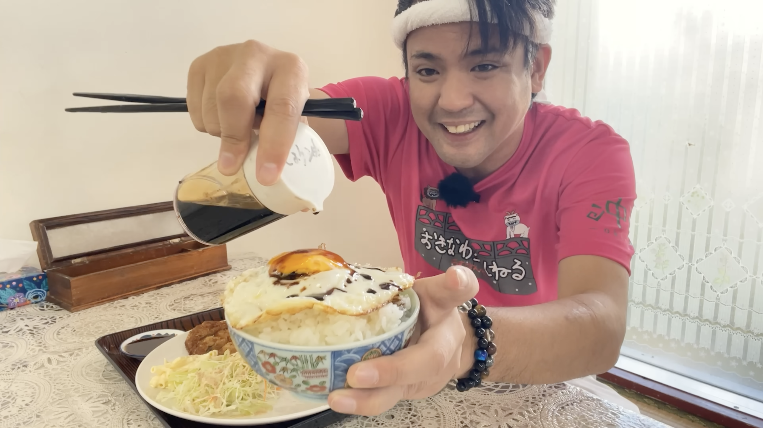ランチの実食シーン
