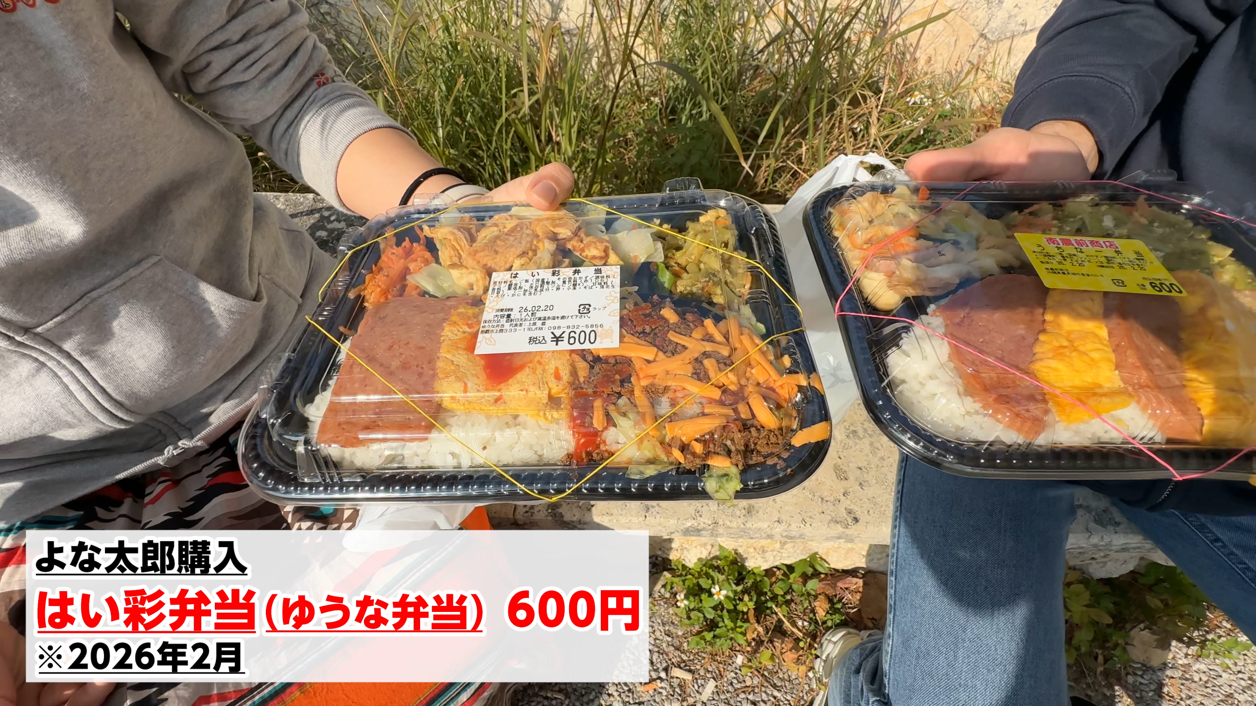 沖縄の人気おかずが贅沢に大集合したゆうな弁当のはい彩弁当
