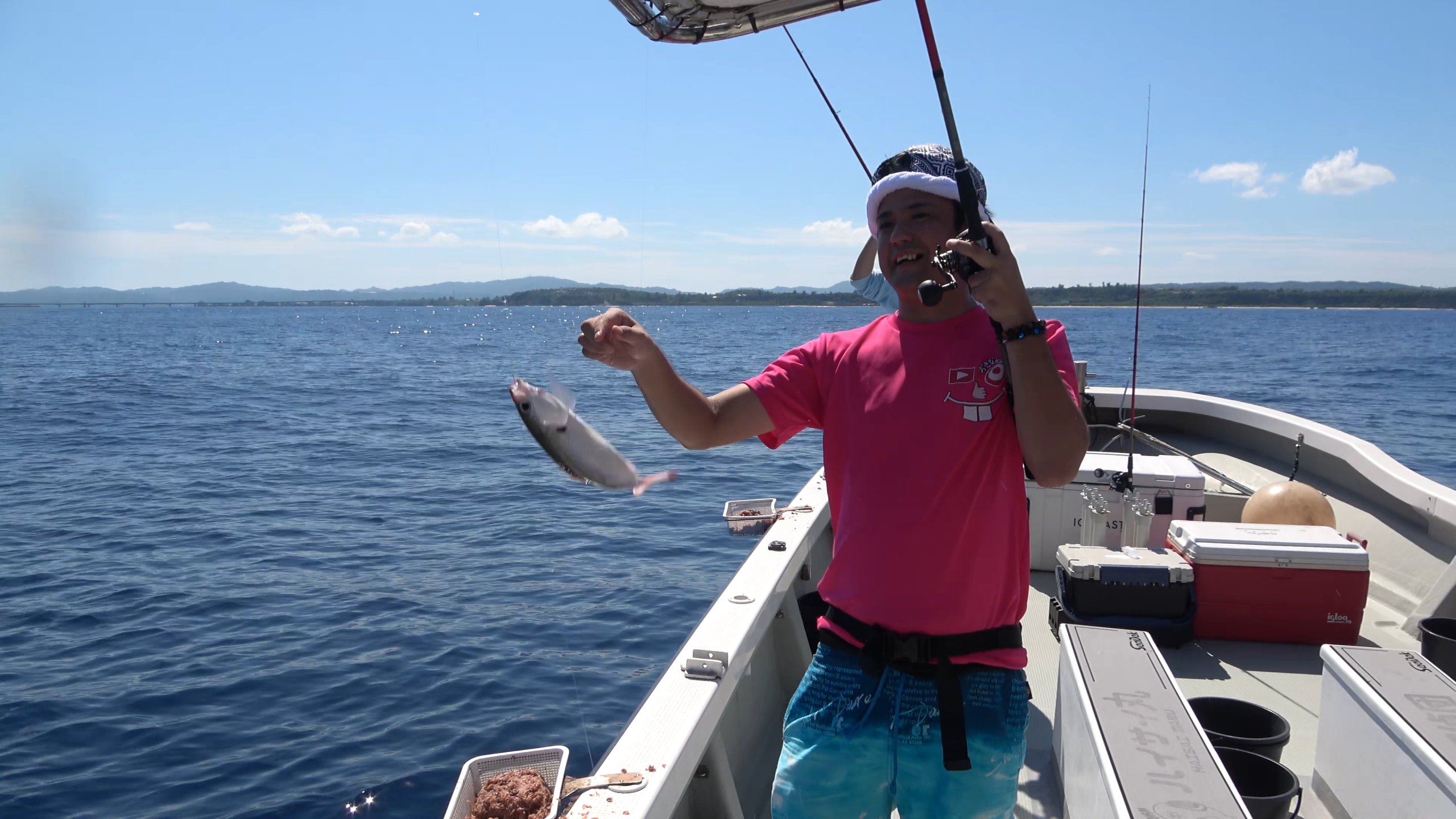 じゅん選手が釣り上げた上品な白身の高級魚「シルイユ」