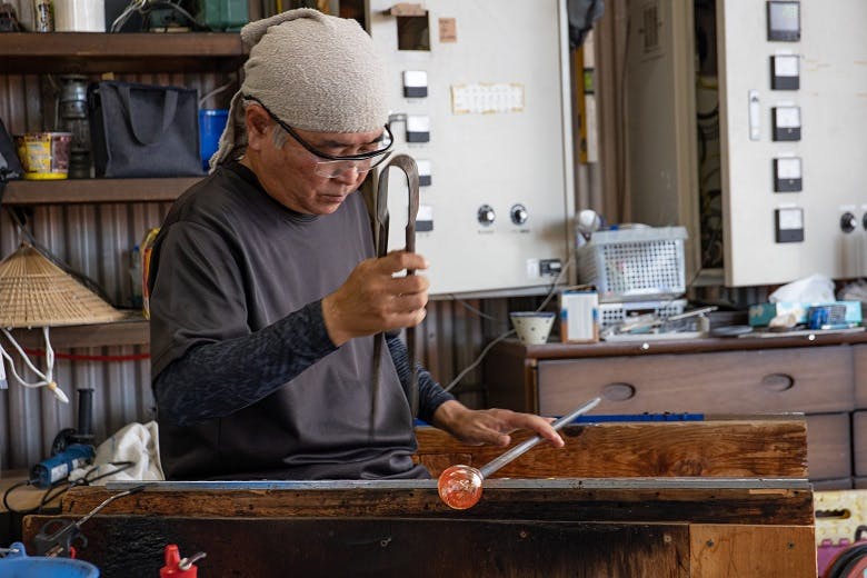 琉球ガラス工房