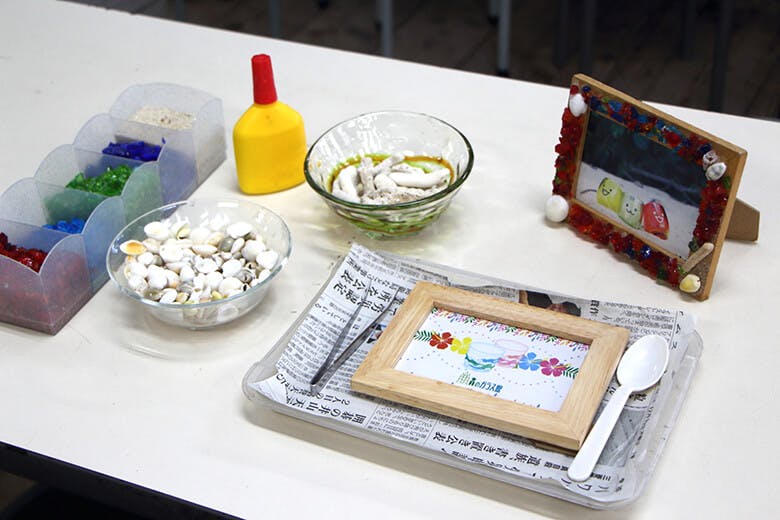 森のガラス館｜手作りフォトフレーム体験