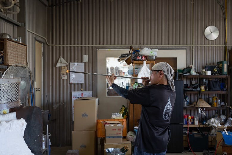 琉球ガラス工房